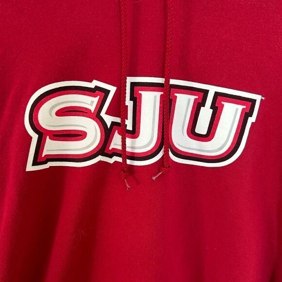 Champion Saint Joseph’s University Red Women’s Sweatshirt Hoodie - Picture 2 of 4